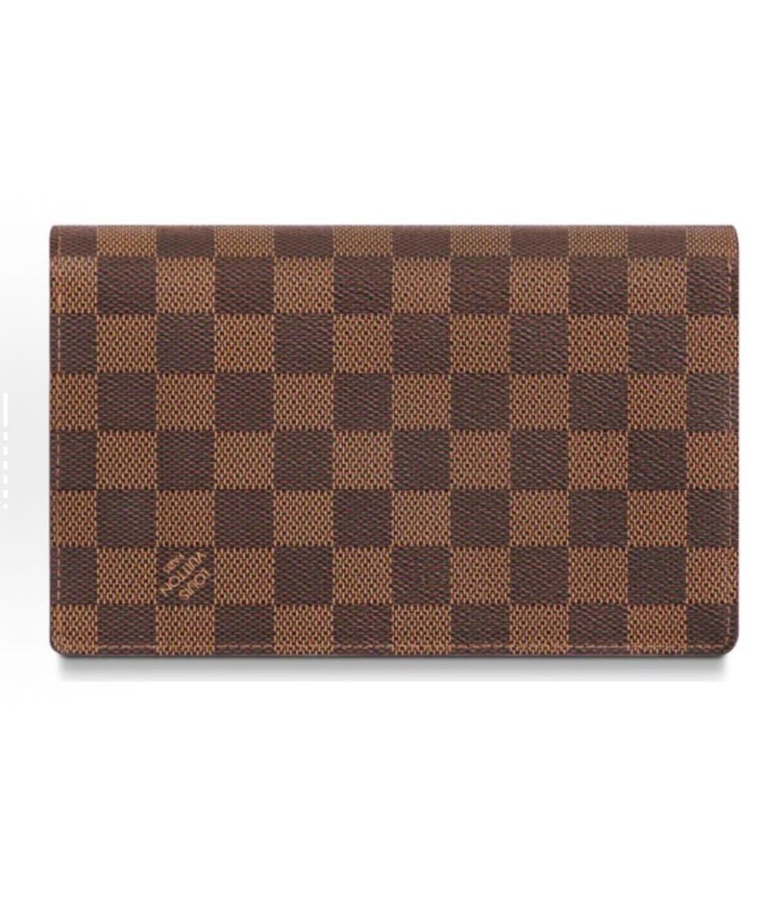 LOUIS VUITTON Коричневая кожаная сумка через плечо, фото 3