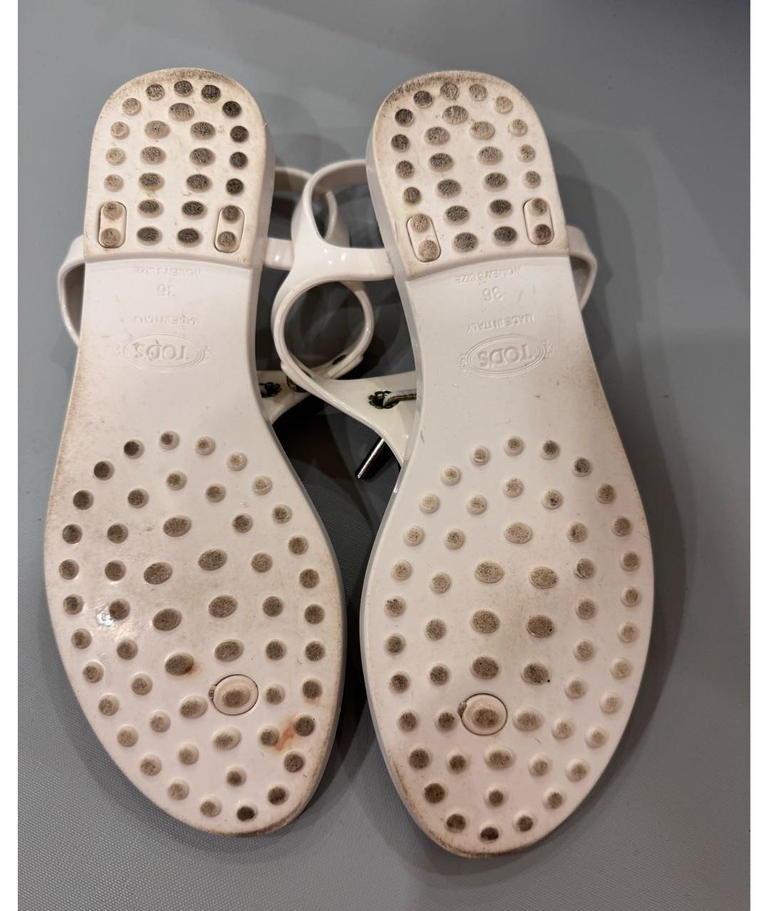 TOD'S Белые сандалии, фото 7