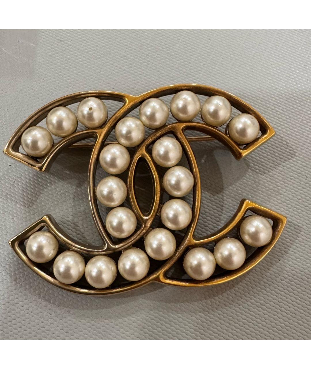 CHANEL Белая булавка / брошь, фото 6