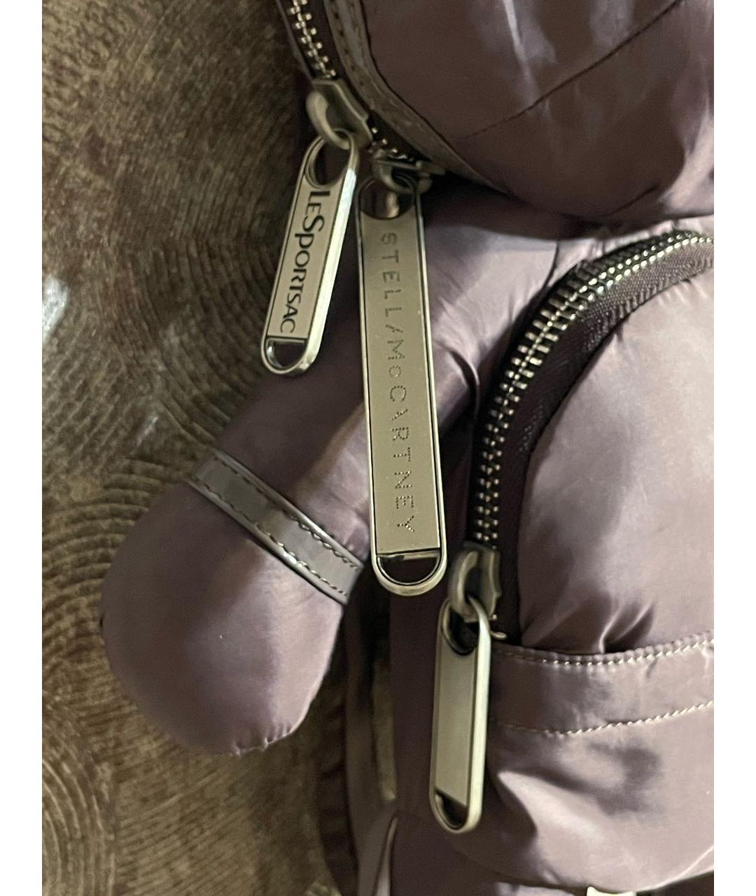 STELLA MCCARTNEY Бордовый синтетический рюкзак, фото 5