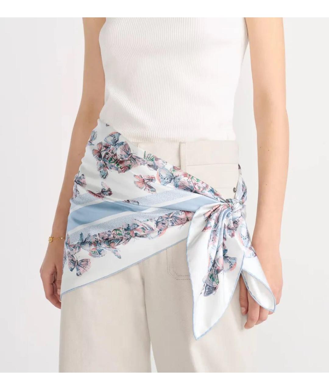 CHRISTIAN DIOR Мульти шелковый платок, фото 4