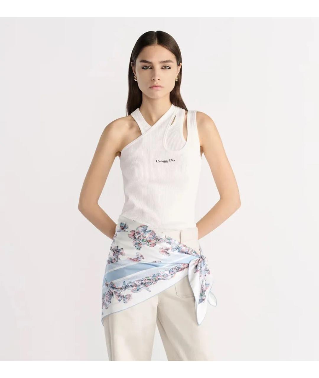 CHRISTIAN DIOR Мульти шелковый платок, фото 2