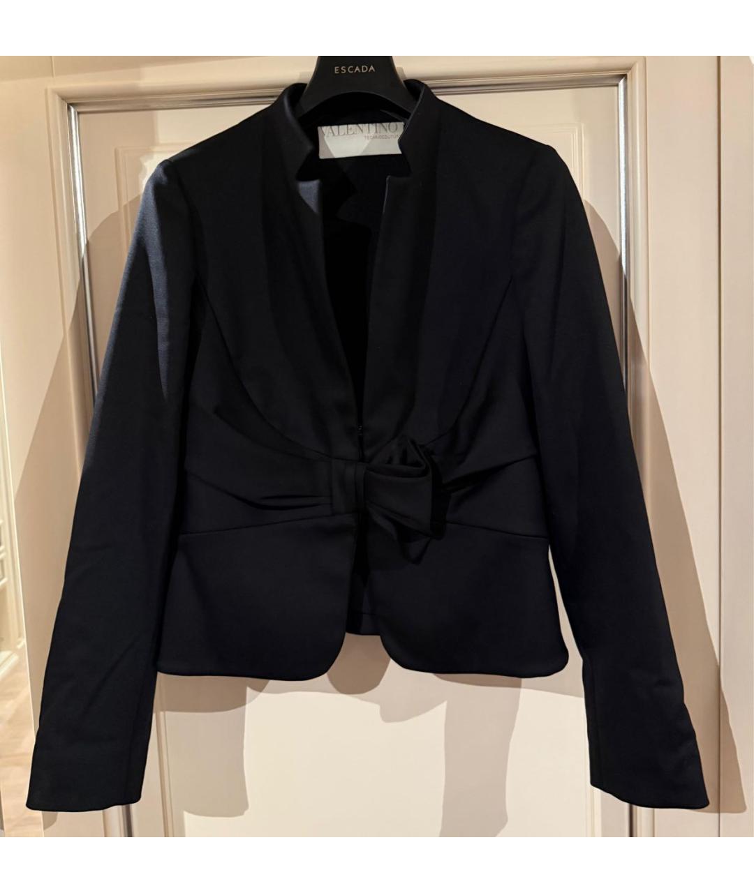 VALENTINO Черный шерстяной жакет/пиджак, фото 3