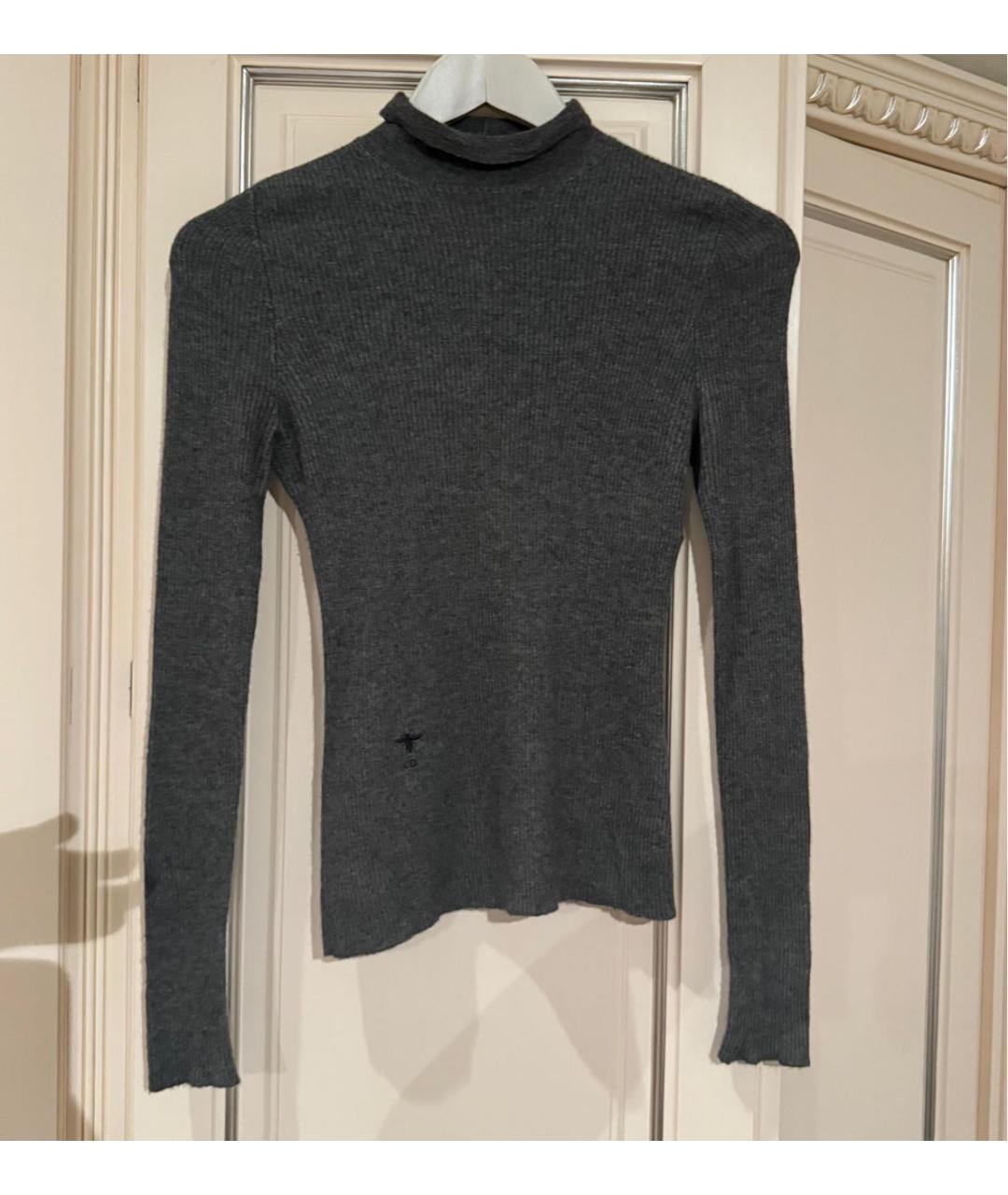 CHRISTIAN DIOR Антрацитовая водолазка, фото 4
