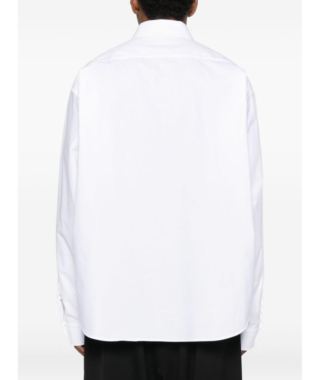 BALENCIAGA Белая хлопковая кэжуал рубашка, фото 2