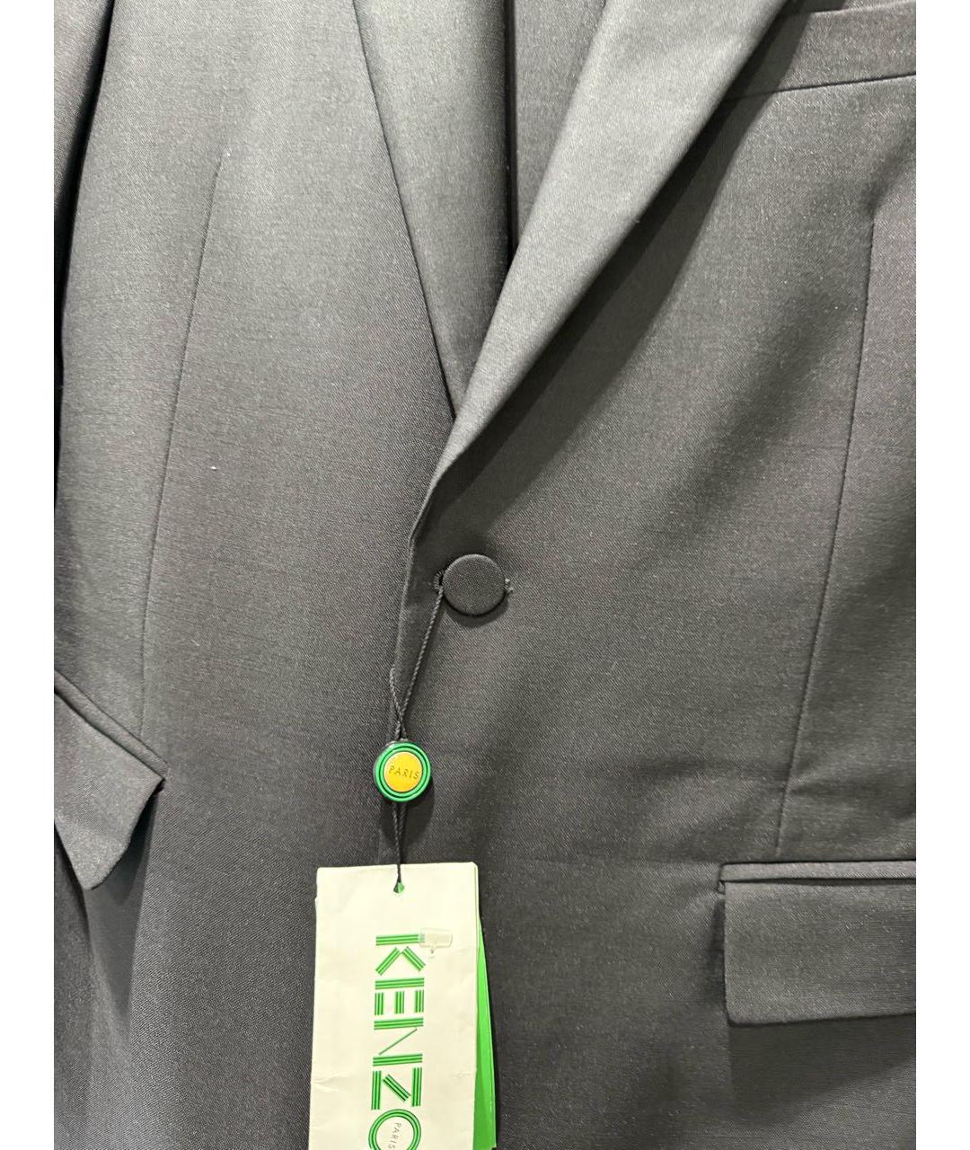 KENZO Черный классический костюм, фото 4