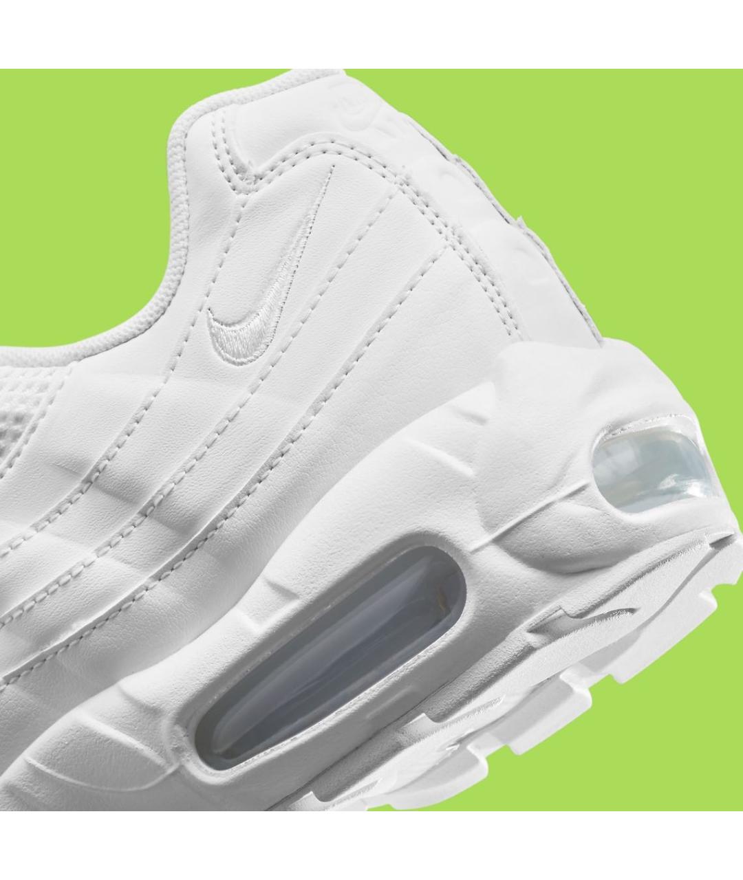 NIKE Белые кожаные кроссовки, фото 8
