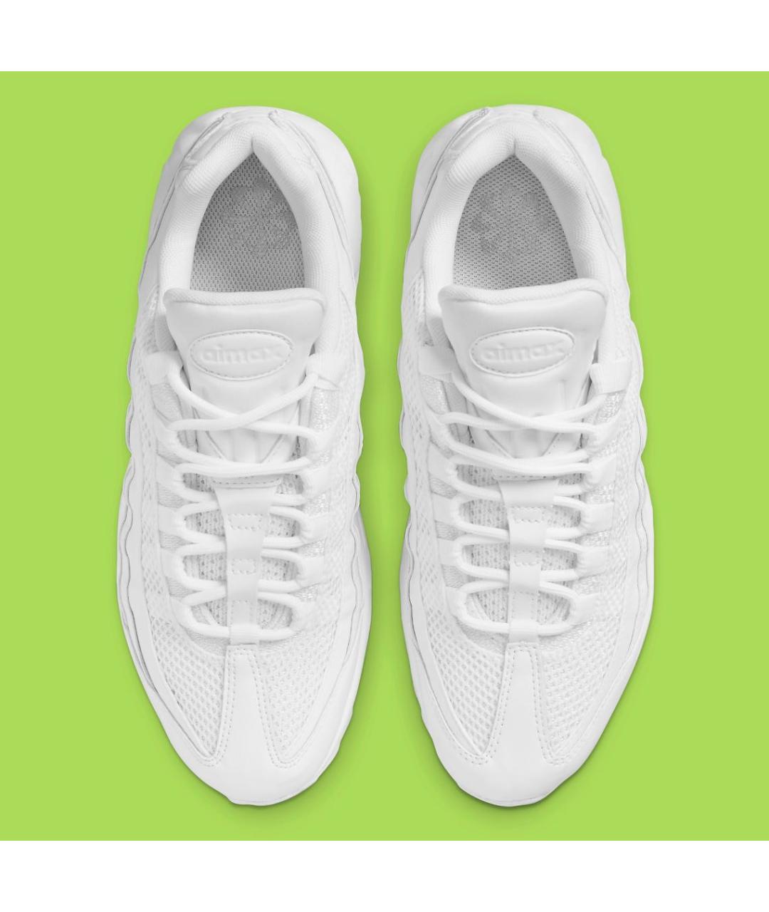 NIKE Белые кожаные кроссовки, фото 4