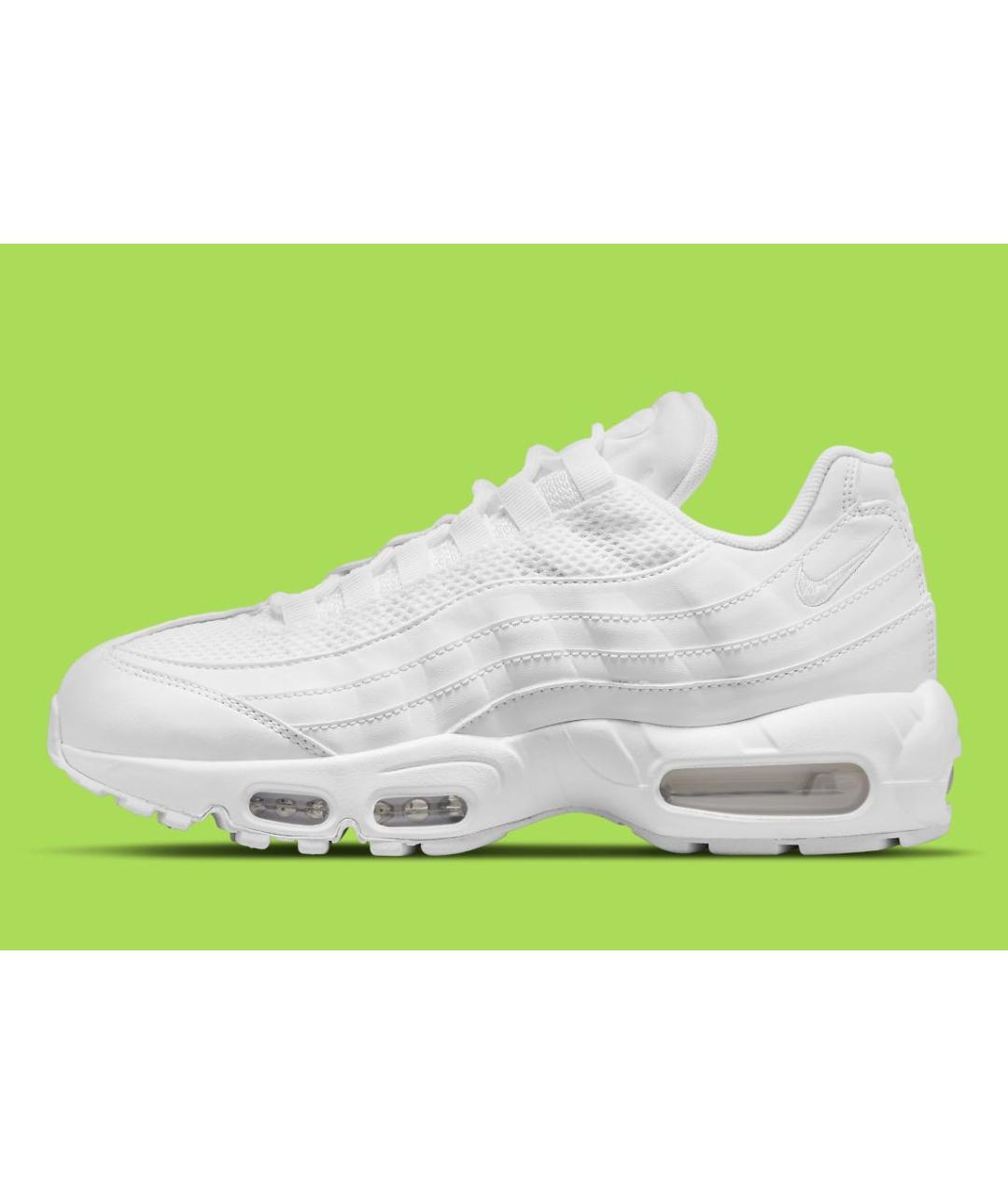NIKE Белые кожаные кроссовки, фото 3