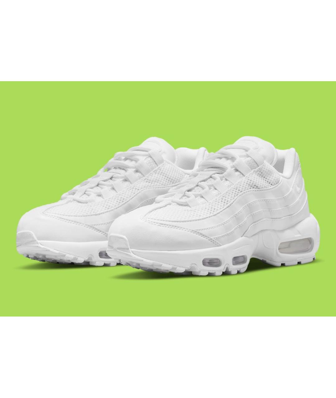 NIKE Белые кожаные кроссовки, фото 2
