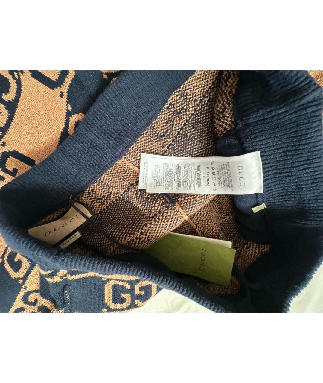 GUCCI Бежевые хлопковые шорты, фото 3