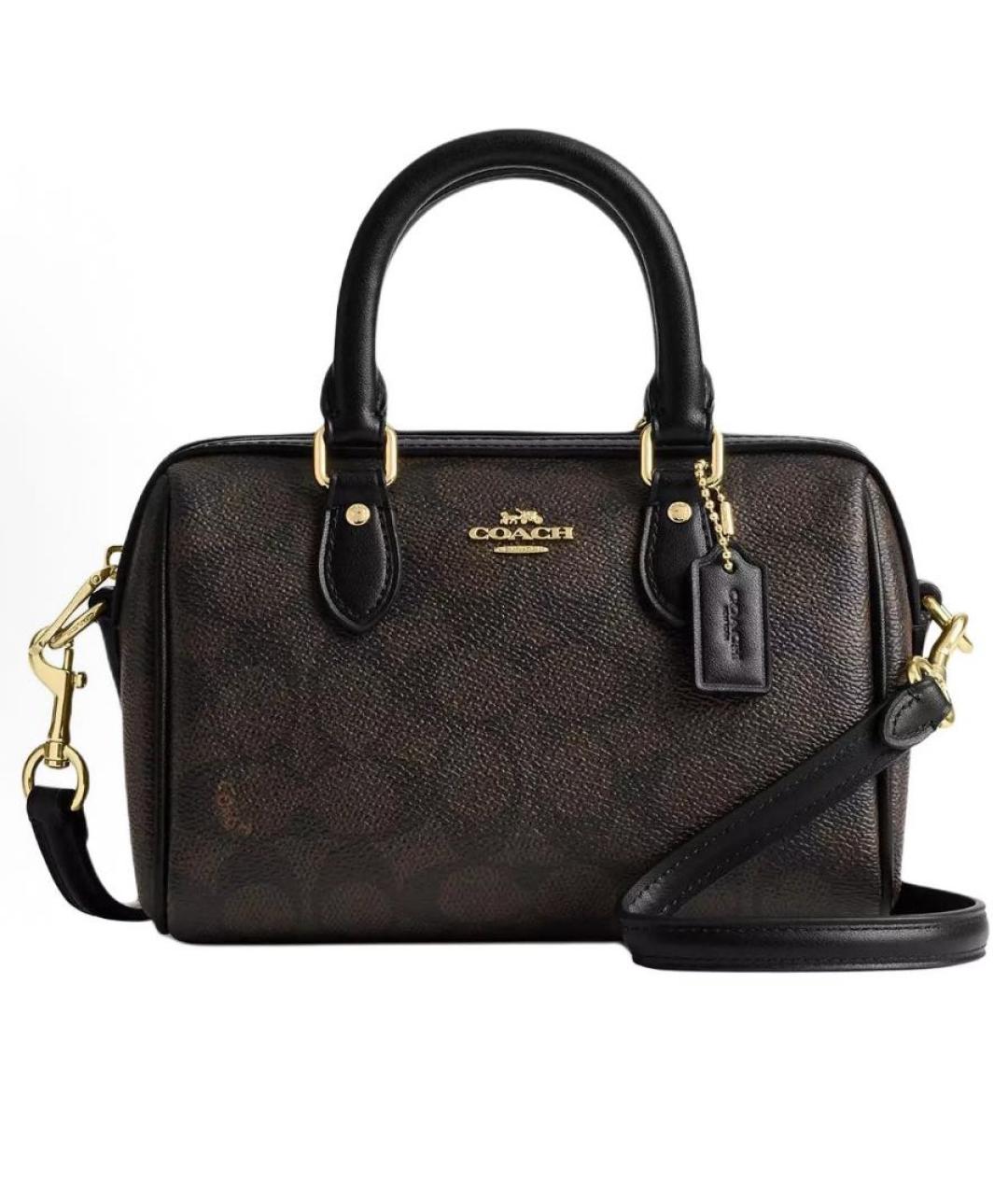 COACH Коричневая сумка тоут, фото 1