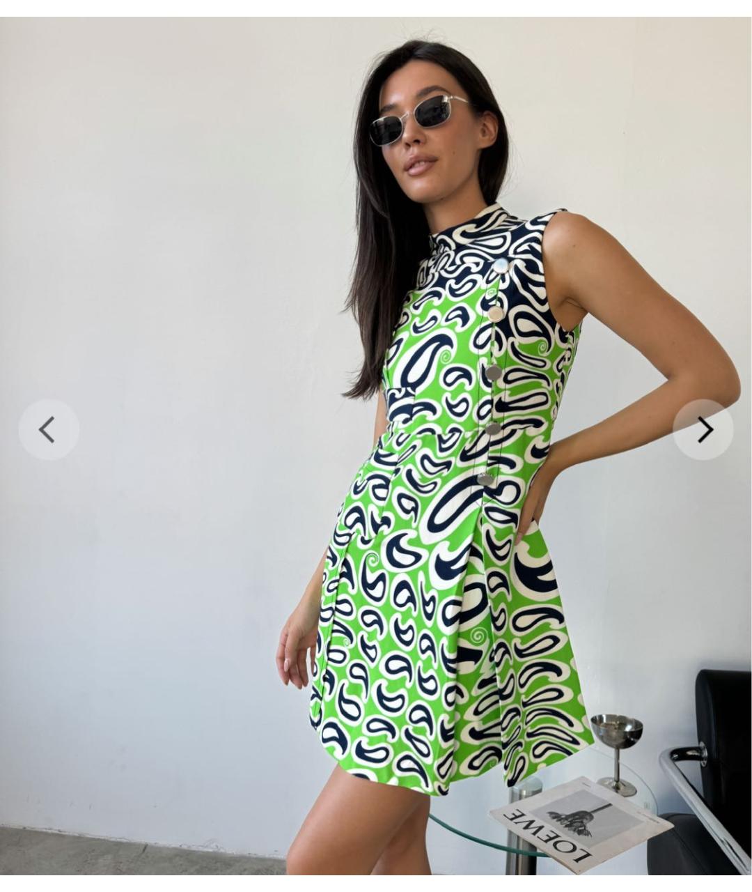 MIU MIU Салатовыое платье, фото 4