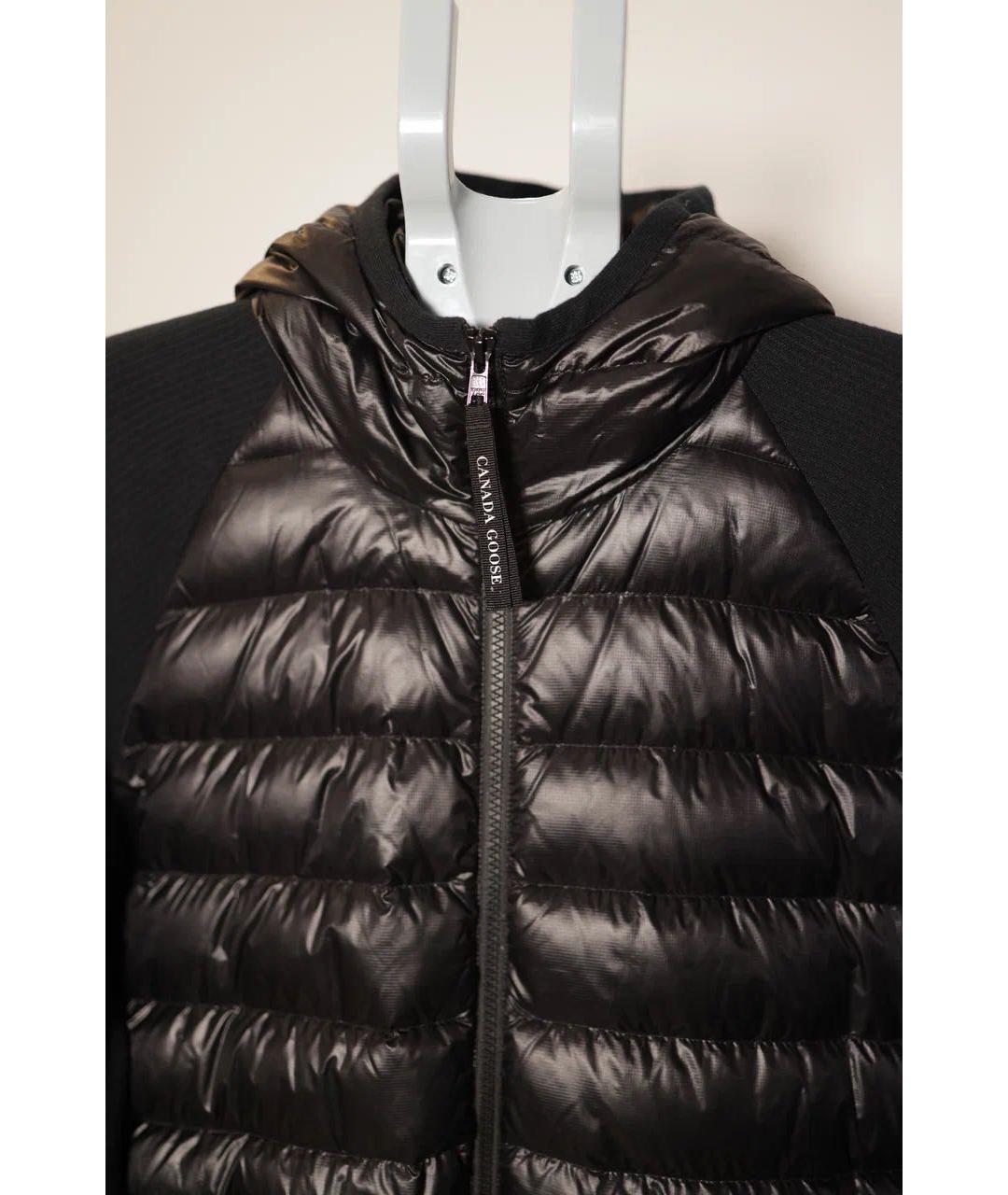 CANADA GOOSE Черная полиэстеровая куртка, фото 3