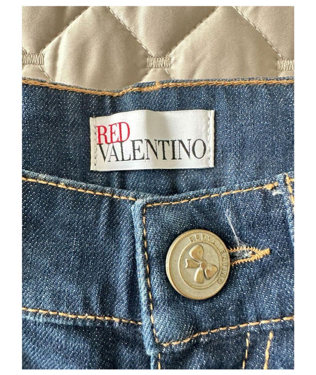 RED VALENTINO Темно-синие джинсы слим, фото 3