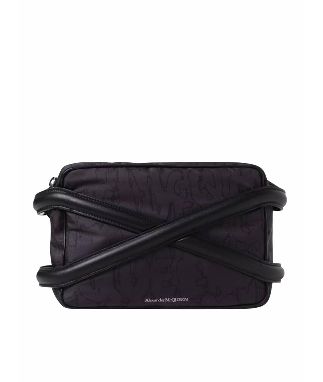 ALEXANDER MCQUEEN Черная сумка на плечо, фото 1