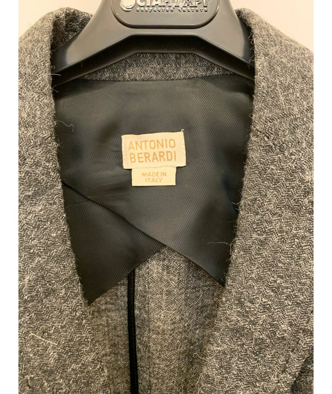 ANTONIO BERARDI Серый шелковый жакет/пиджак, фото 3