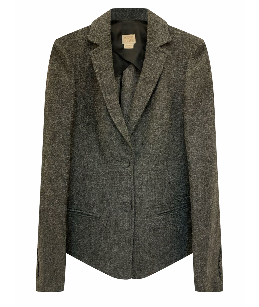 ANTONIO BERARDI Серый шелковый жакет/пиджак, фото 1