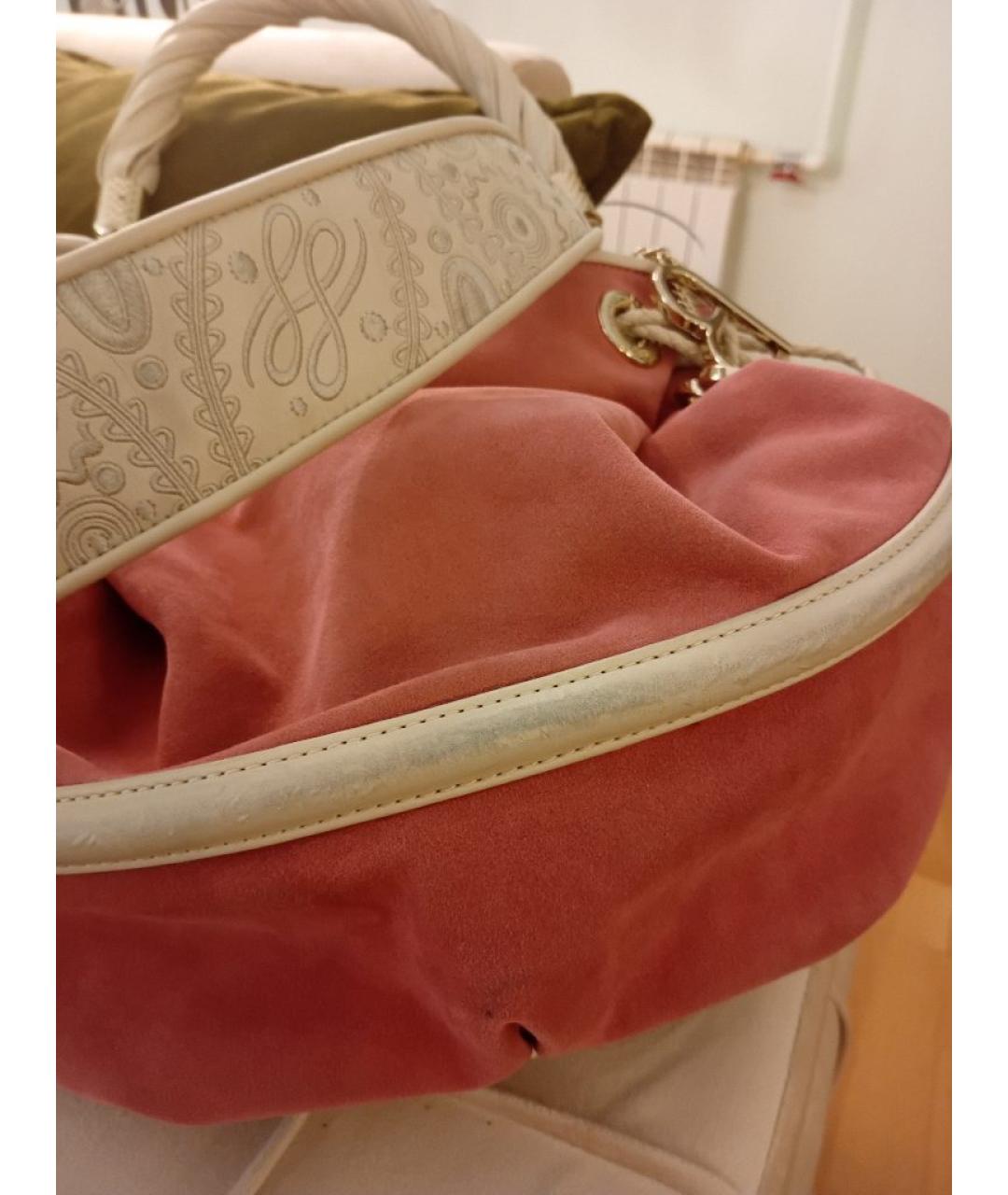 LANCEL Розовая сумка тоут из искусственной кожи, фото 6