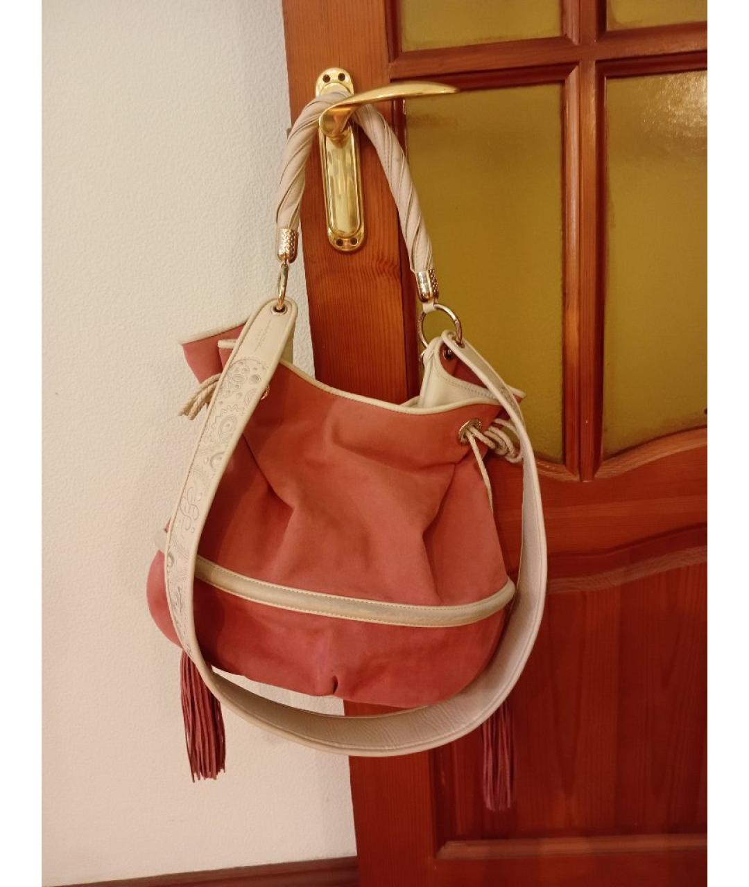 LANCEL Розовая сумка тоут из искусственной кожи, фото 3