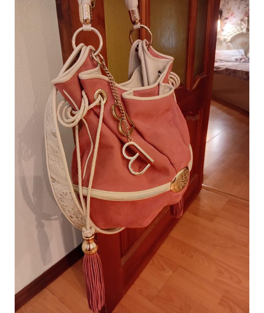LANCEL Розовая сумка тоут из искусственной кожи, фото 2