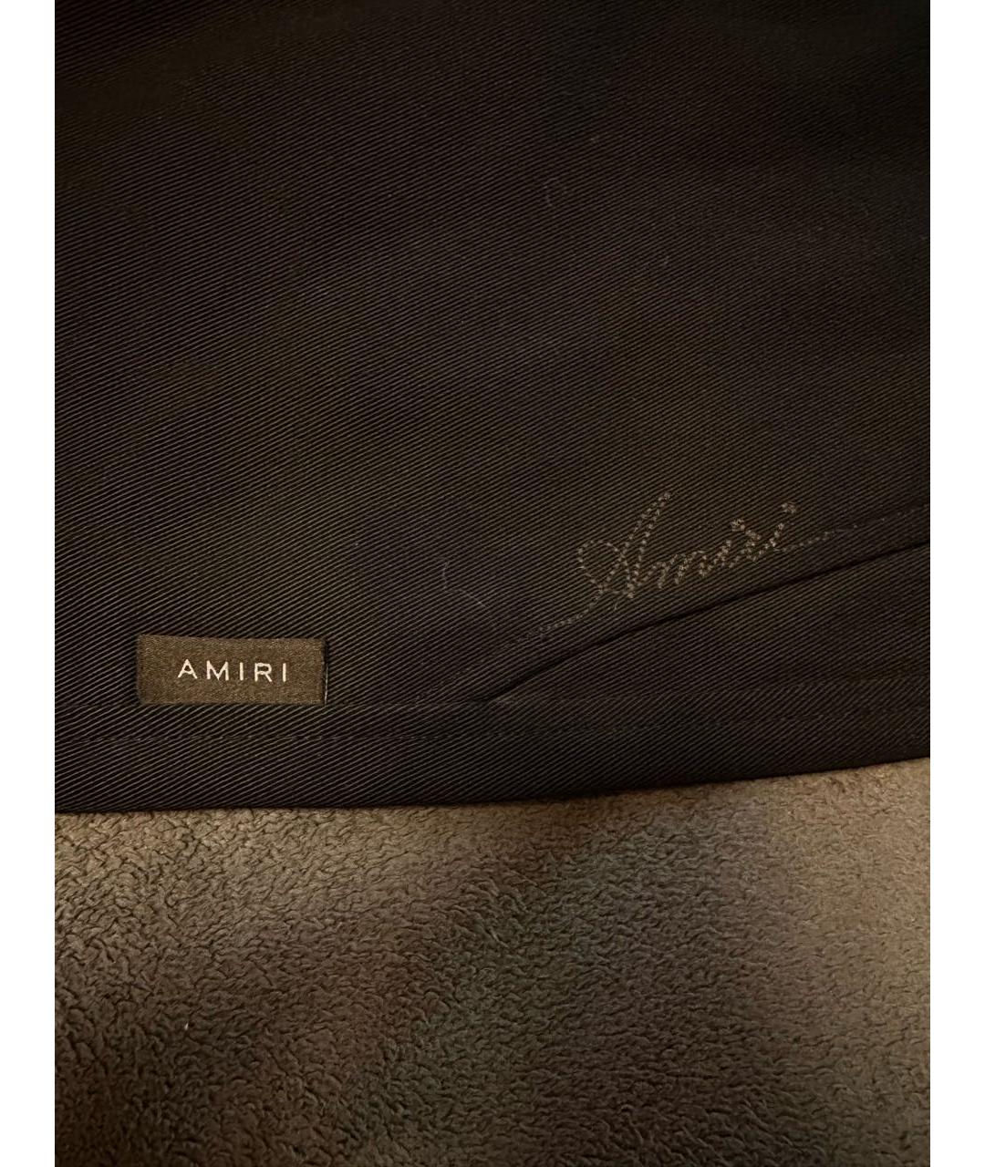 AMIRI Черные хлопковые прямые джинсы, фото 4