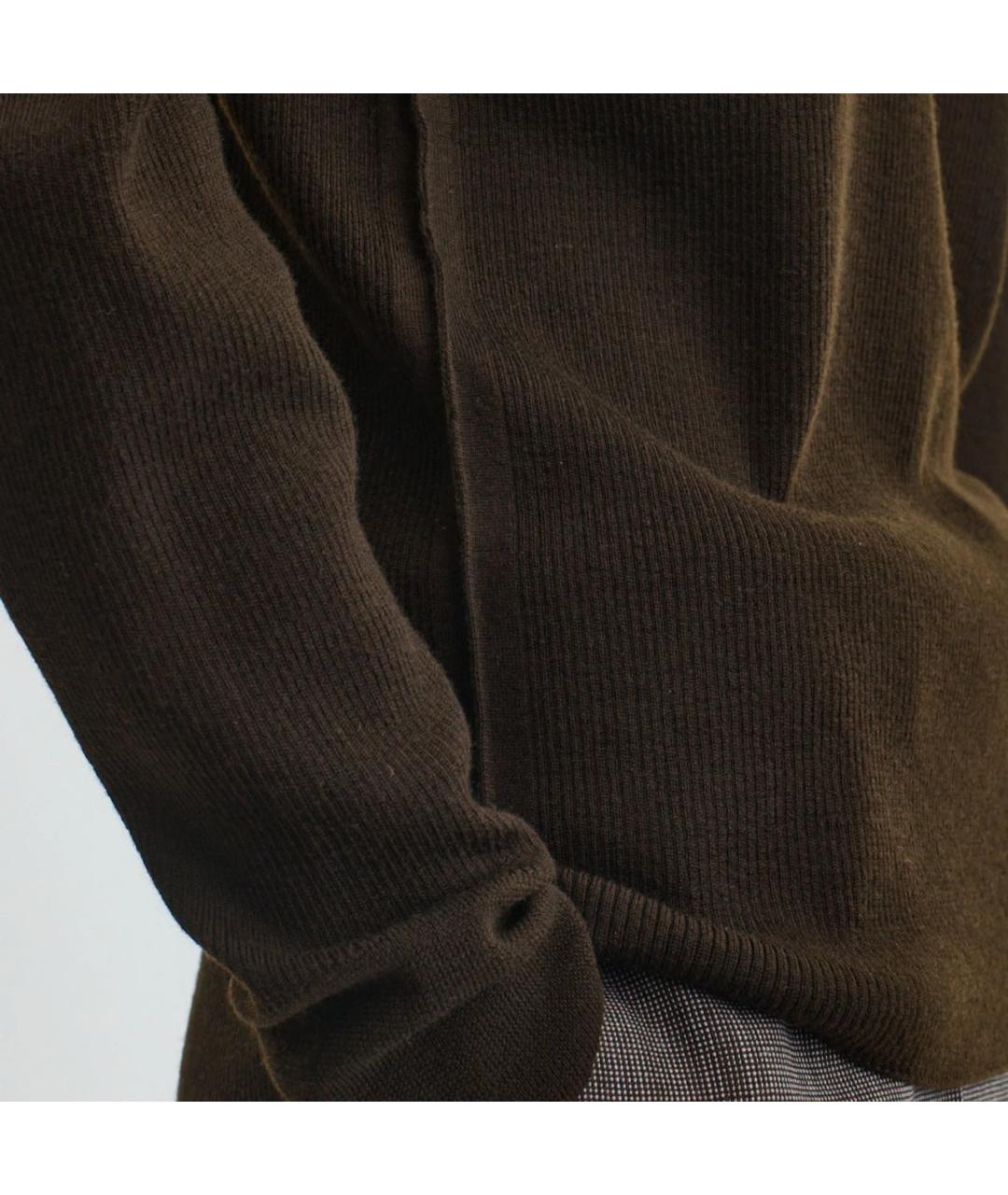PHOEBE PHILO Хаки шерстяной джемпер / свитер, фото 6