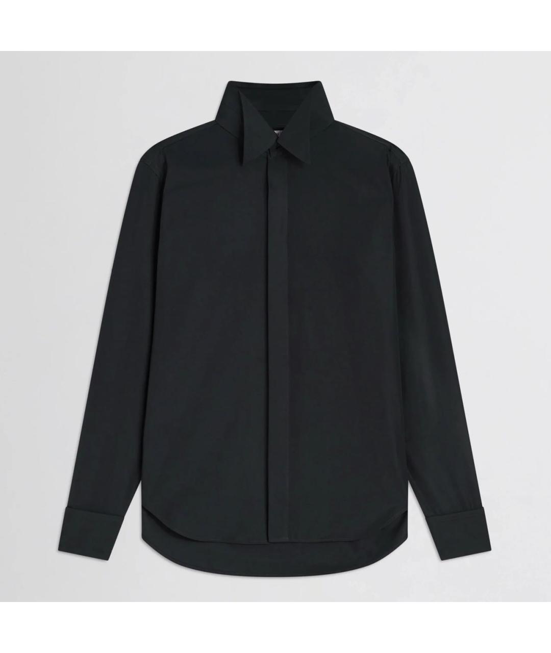 PHOEBE PHILO Черная хлопковая рубашка, фото 9