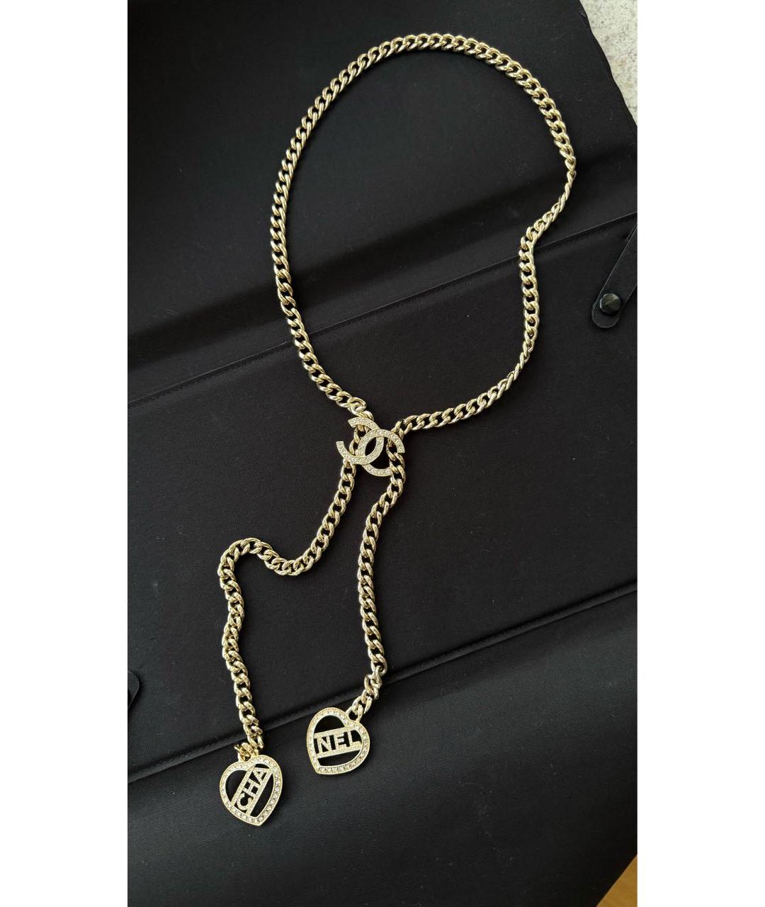 CHANEL Золотое колье, фото 3