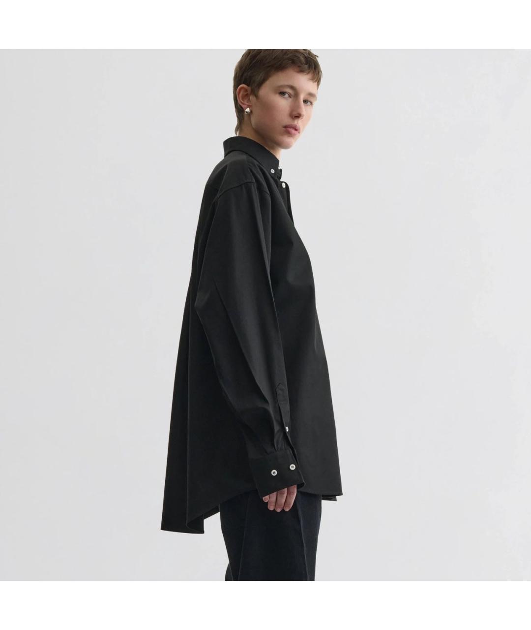 PHOEBE PHILO Черная хлопковая рубашка, фото 4