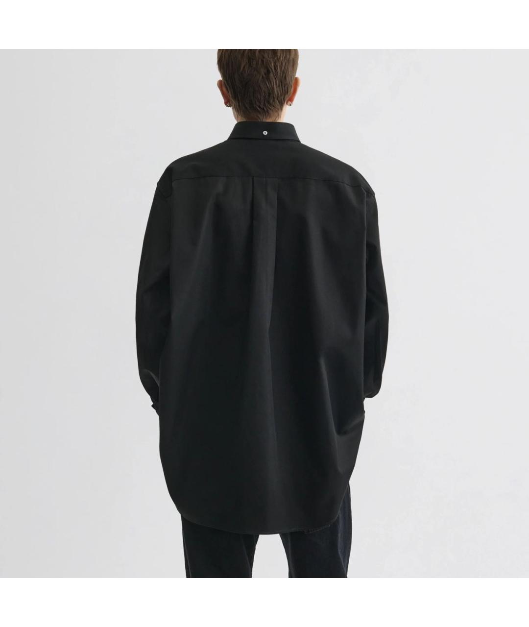 PHOEBE PHILO Черная хлопковая рубашка, фото 5