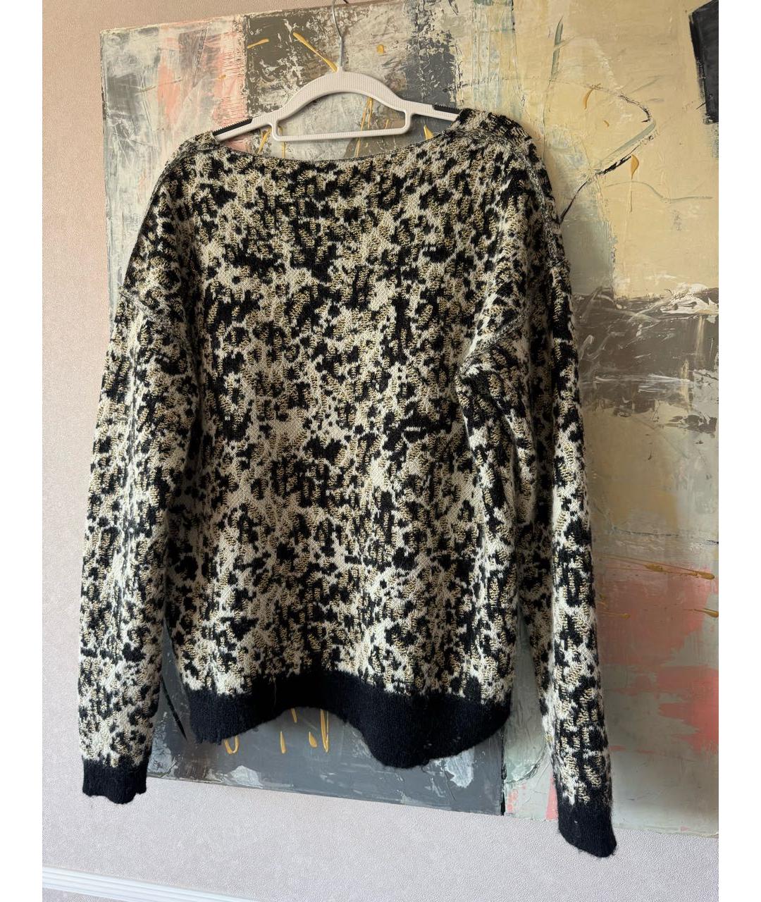 SAINT LAURENT Бежевый шерстяной джемпер / свитер, фото 2