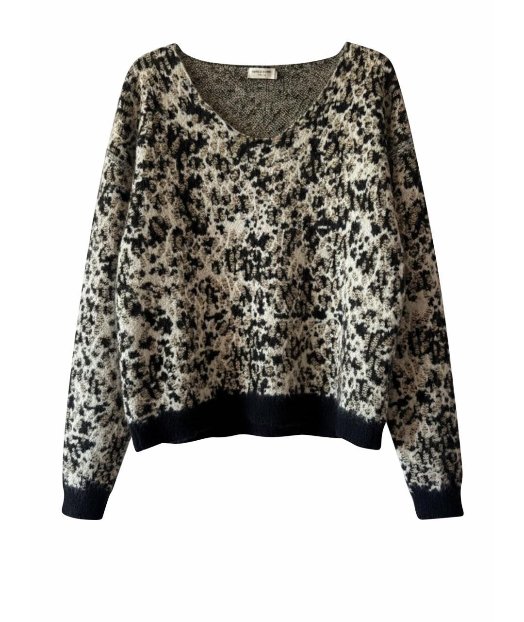 SAINT LAURENT Бежевый шерстяной джемпер / свитер, фото 1