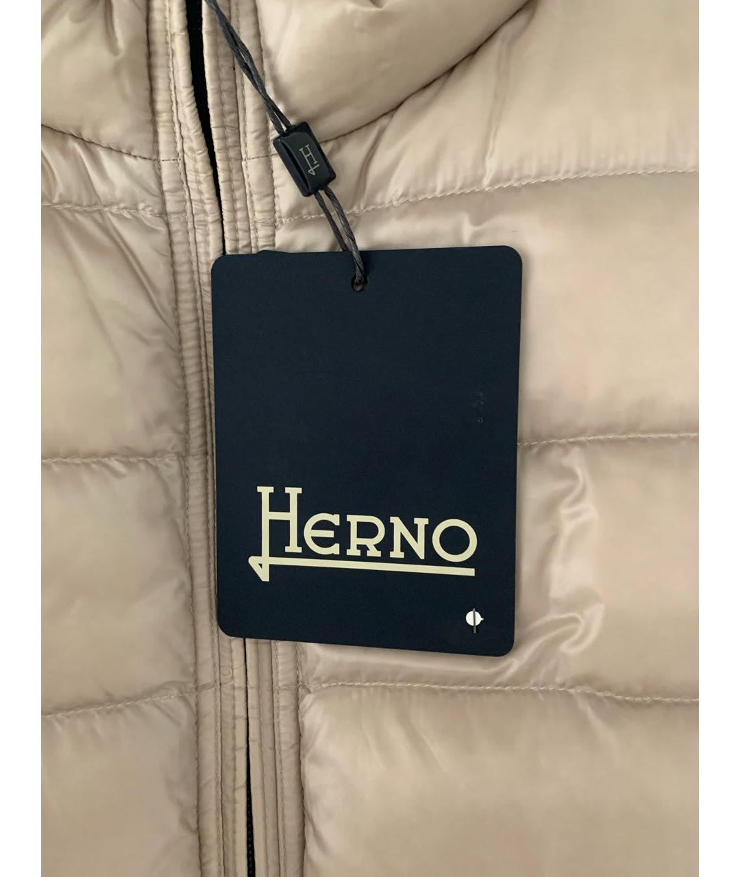 HERNO Темно-синий жилет, фото 3