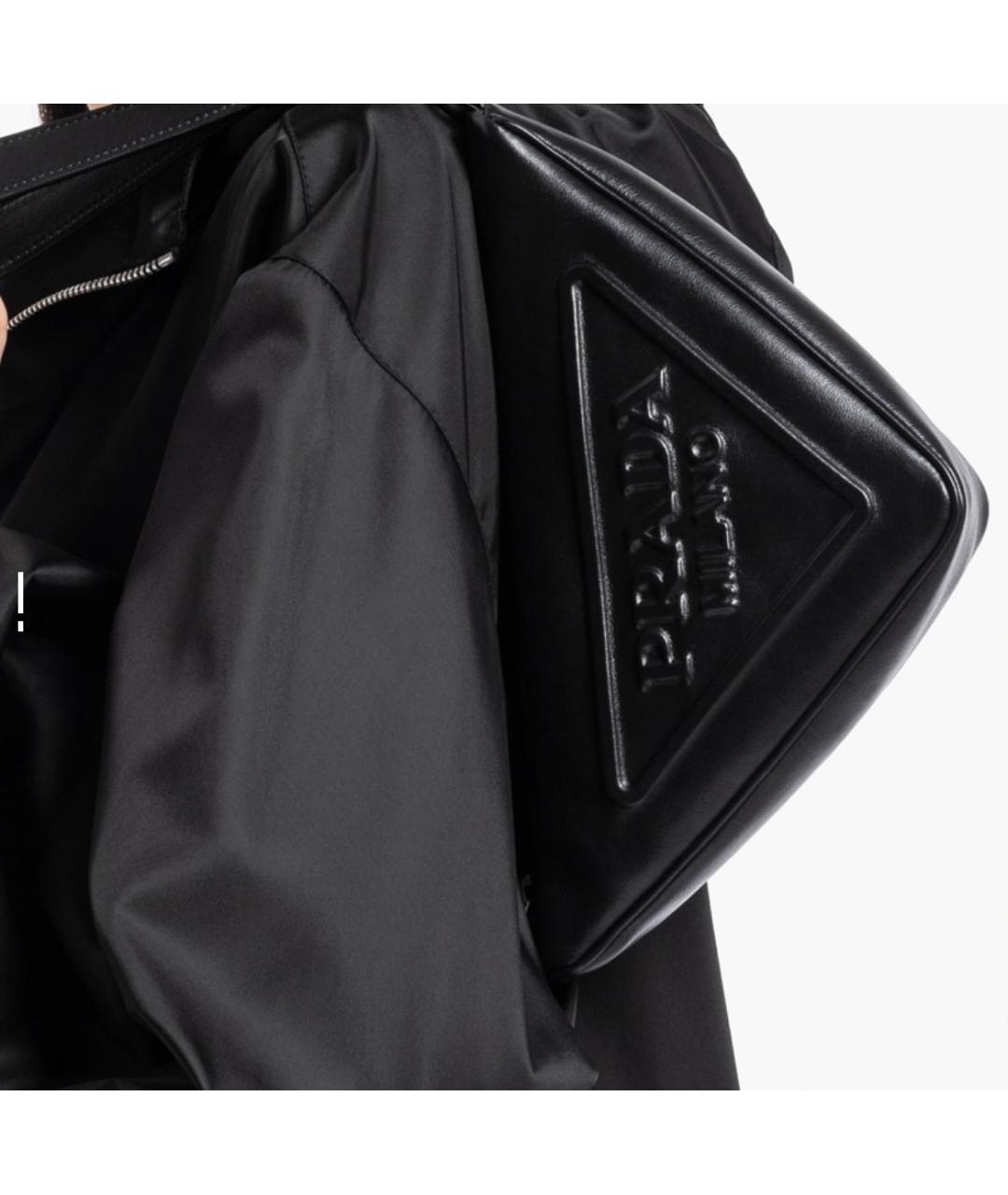 GUCCI Черная кожаная барсетка, фото 4