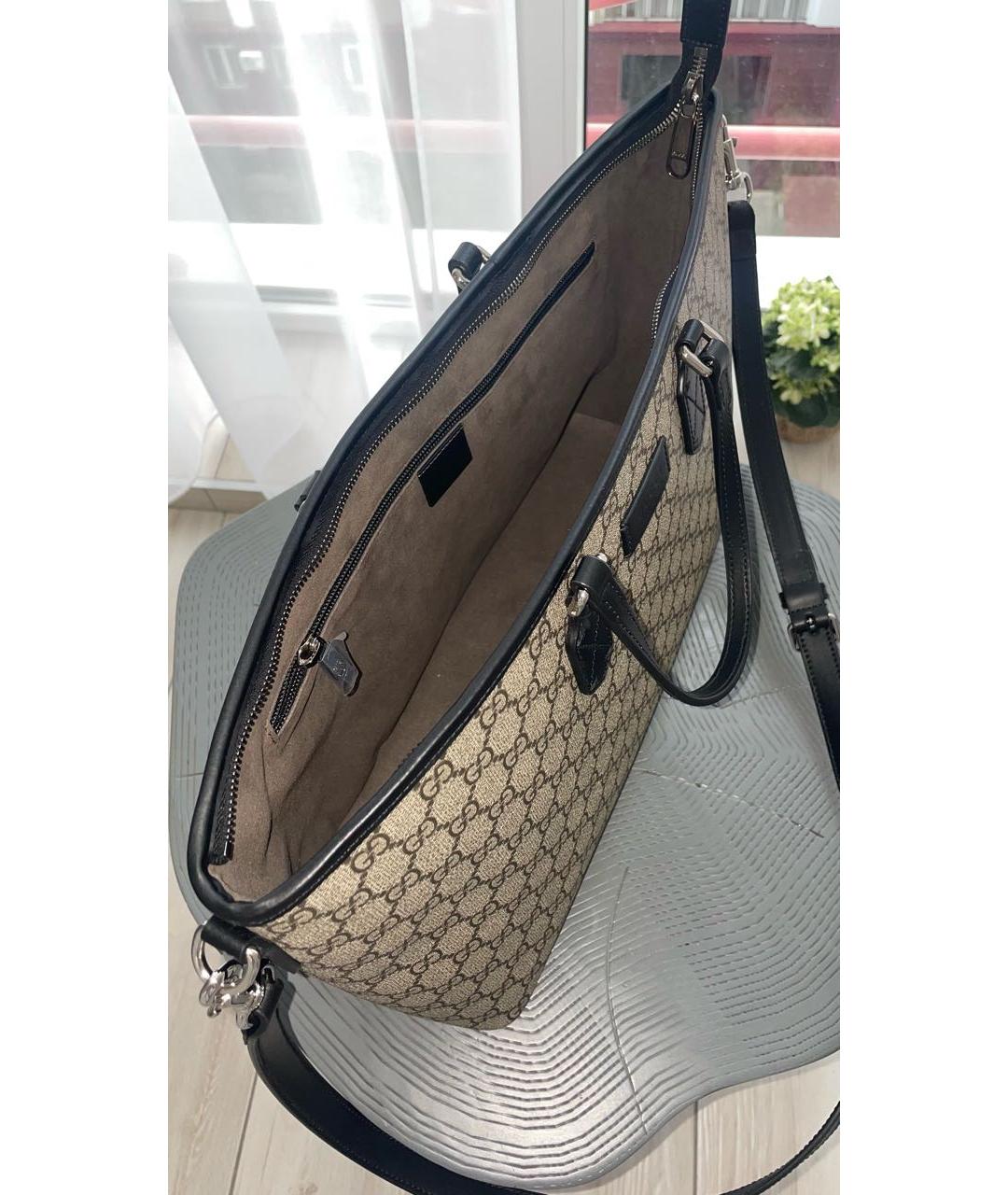 GUCCI Бежевая сумка с короткими ручками, фото 4