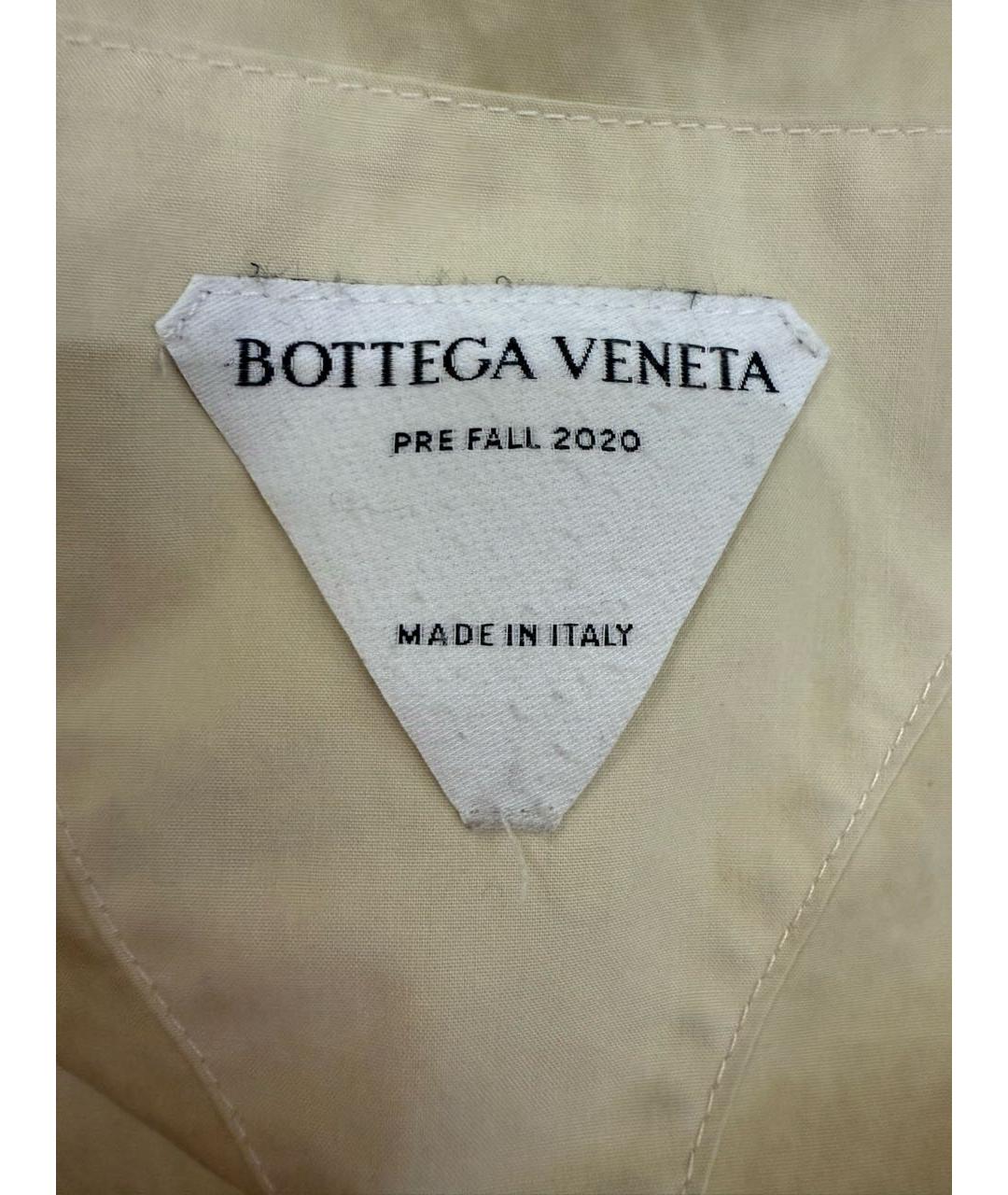 BOTTEGA VENETA Бежевый хлопковый пуховик, фото 3