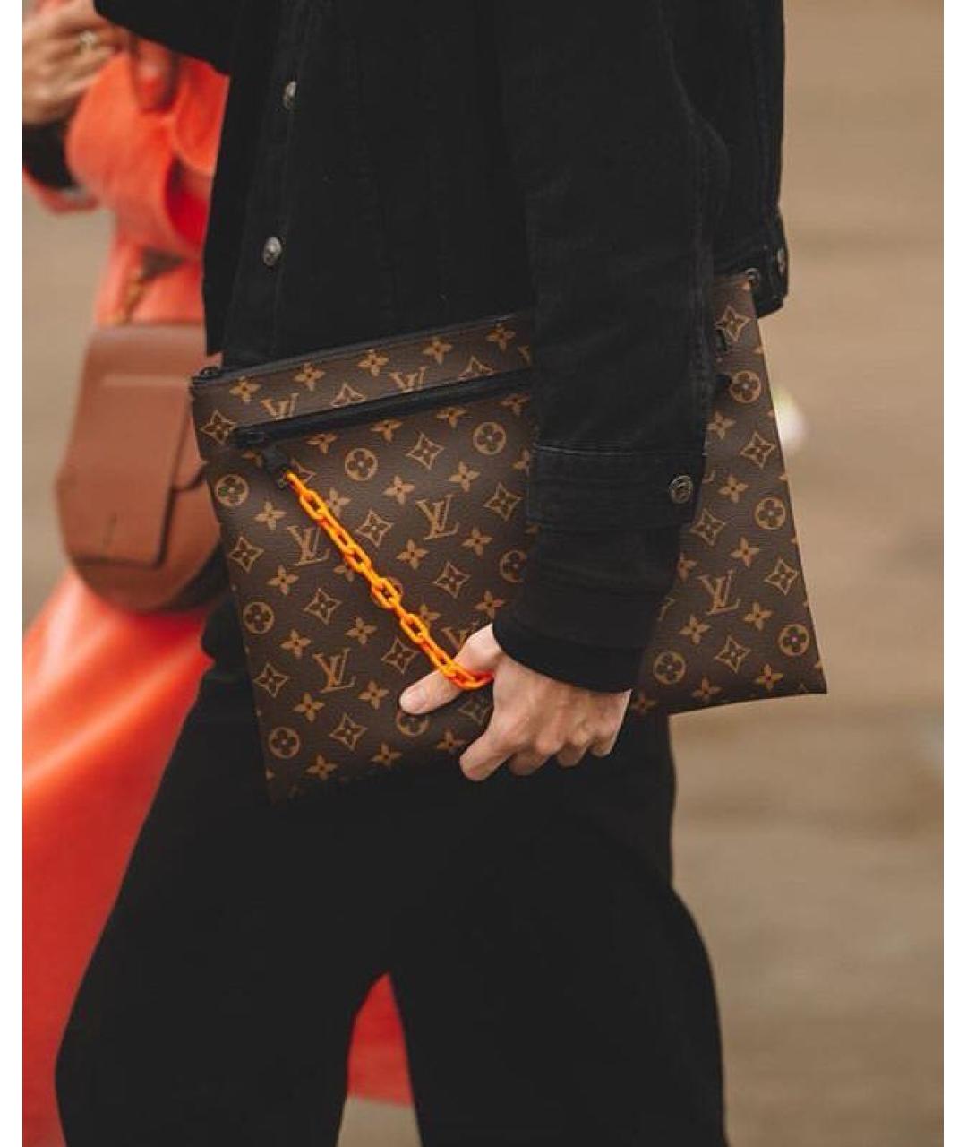 LOUIS VUITTON Коричневая папка для документов, фото 5