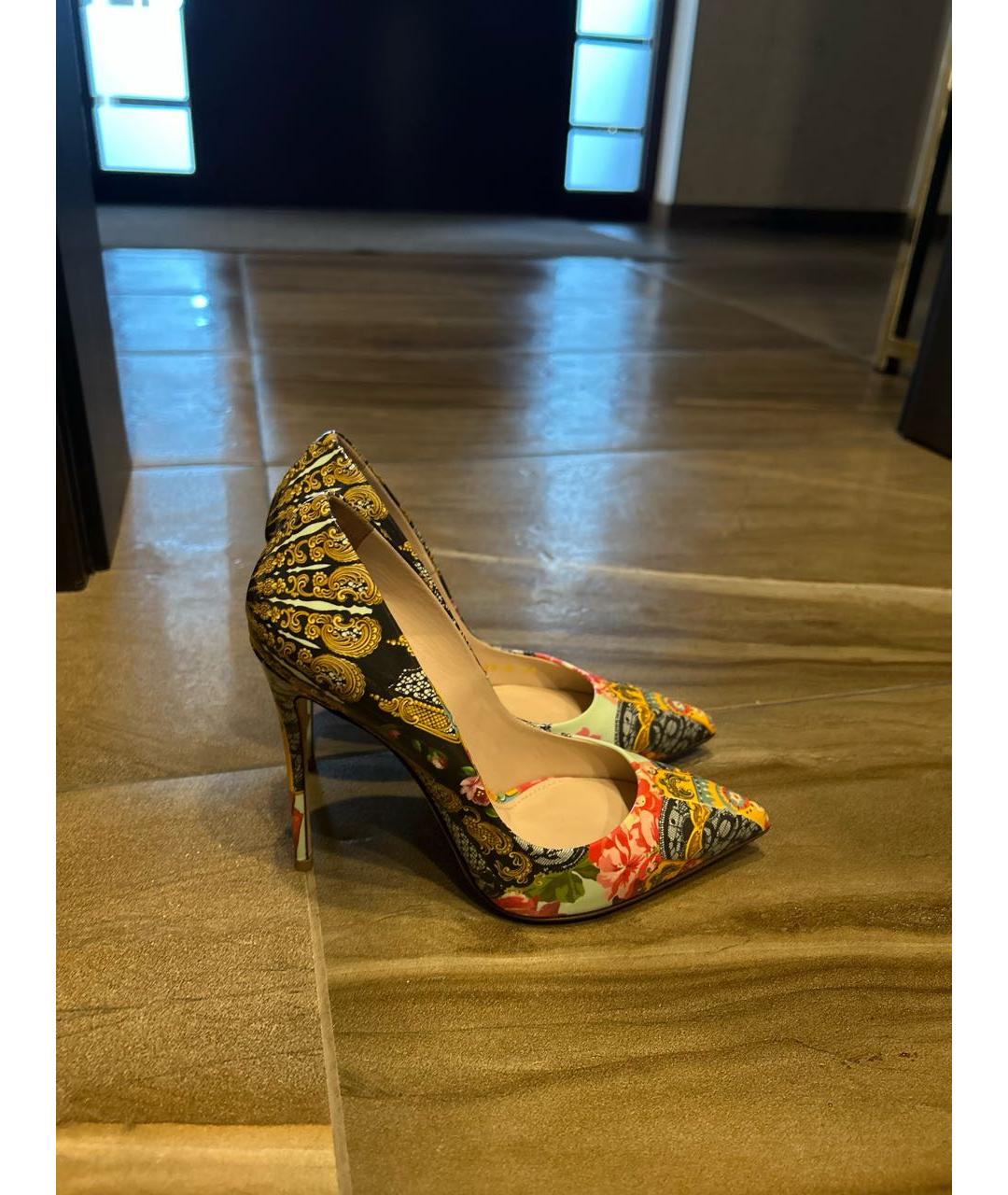 DOLCE&GABBANA Мульти туфли из лакированной кожи, фото 6