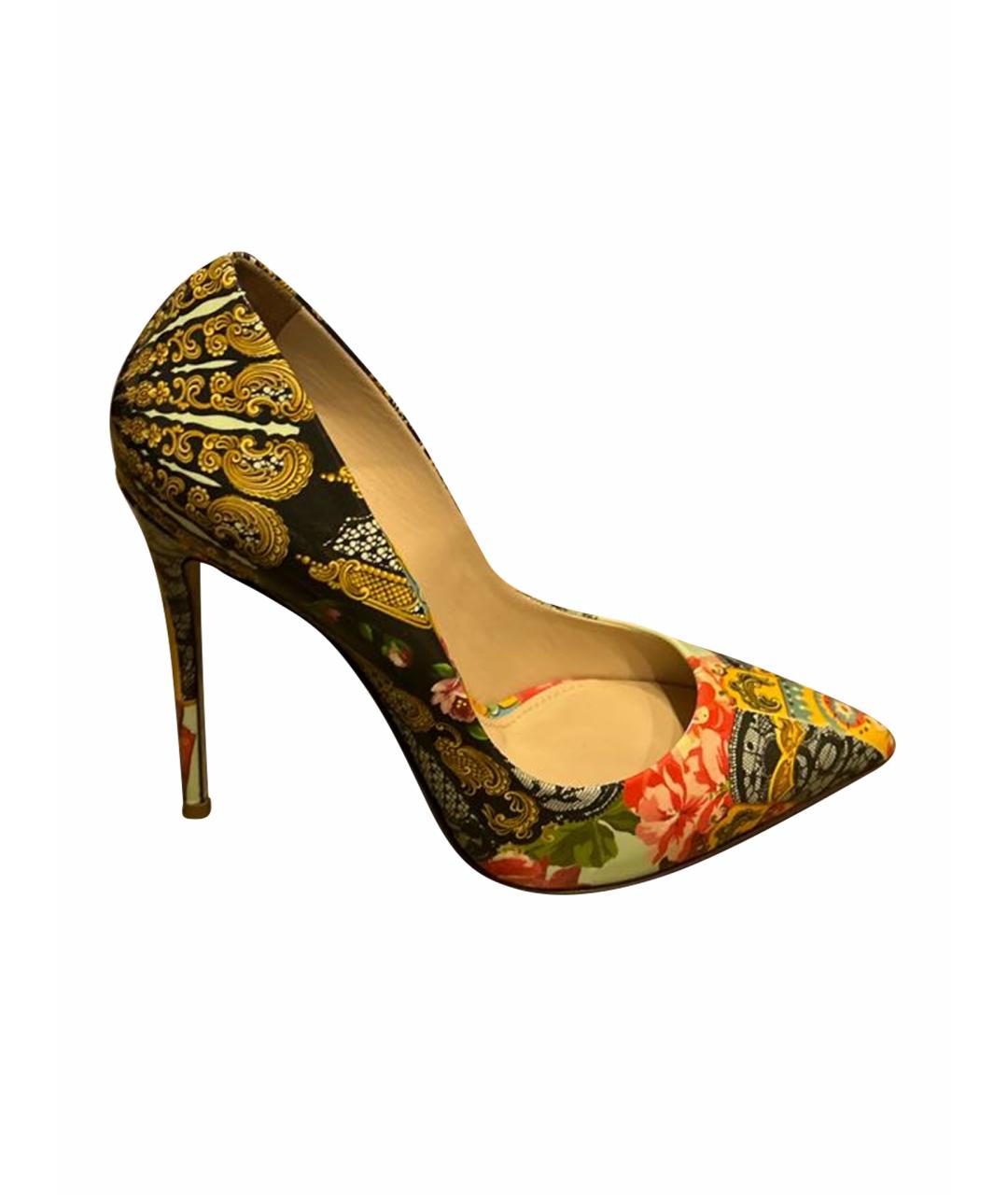 DOLCE&GABBANA Мульти туфли из лакированной кожи, фото 1