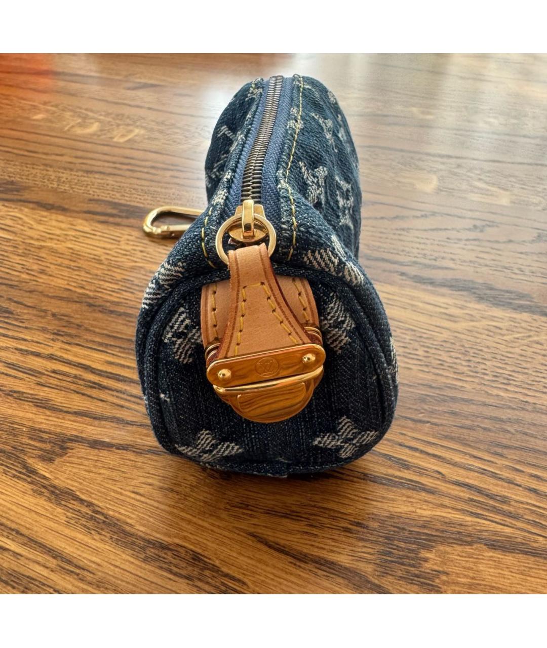 LOUIS VUITTON Темно-синяя ключница, фото 3