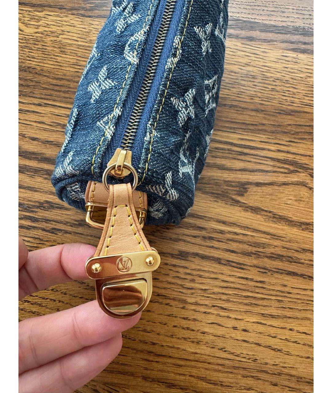 LOUIS VUITTON Темно-синяя ключница, фото 2