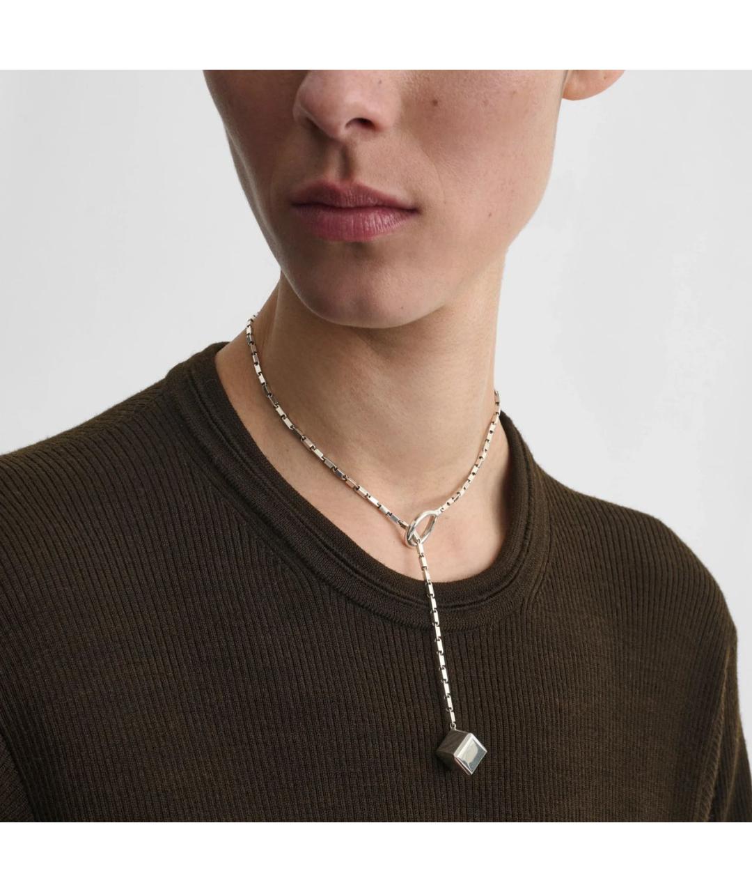PHOEBE PHILO Серебряная серебряная цепочка, фото 2