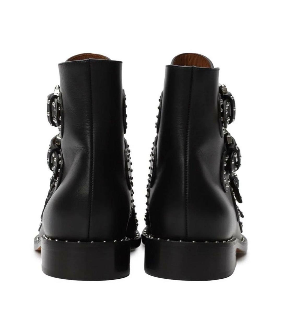 GIVENCHY Черные кожаные полусапоги, фото 3