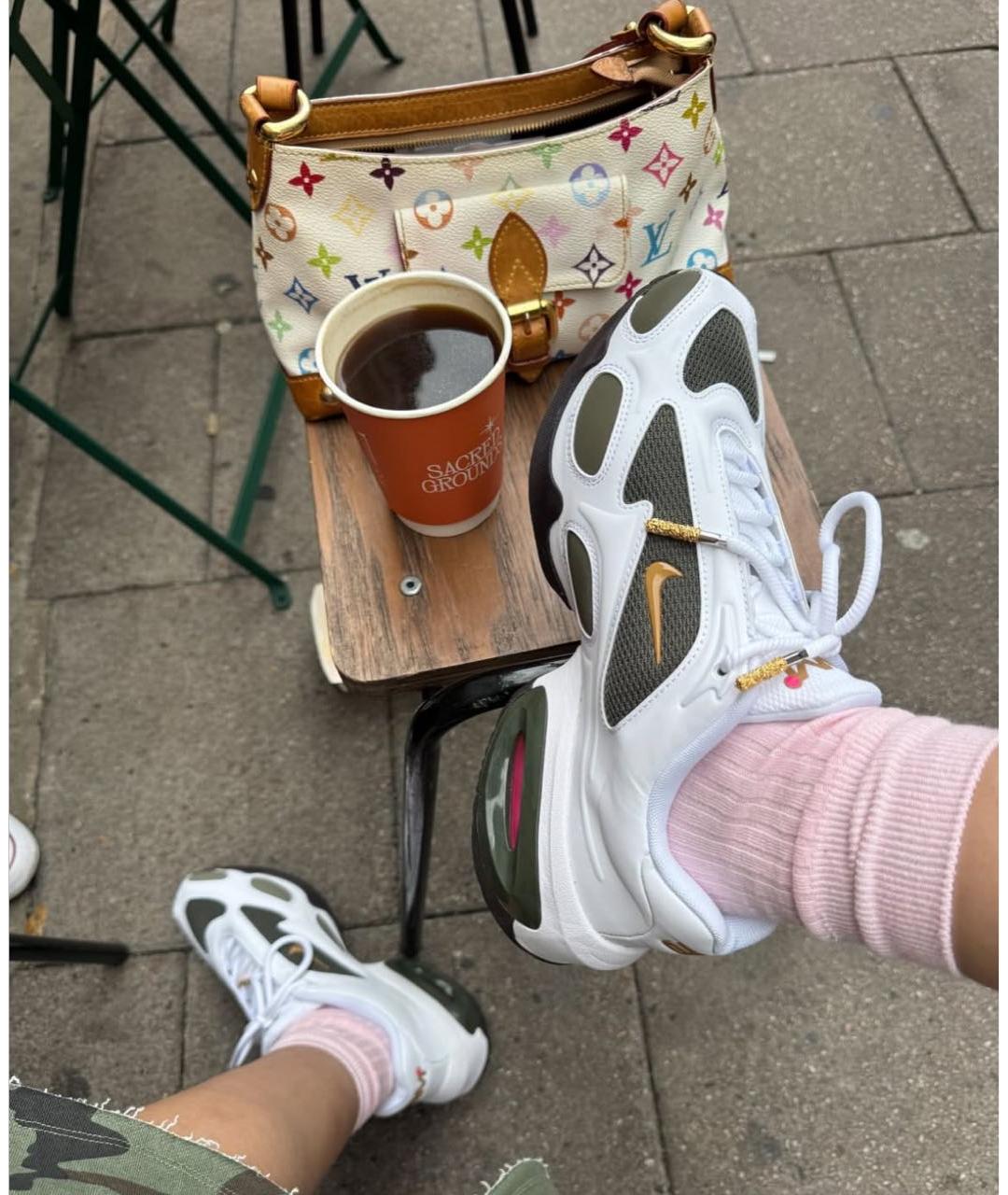 LOUIS VUITTON Белая сумка через плечо, фото 3