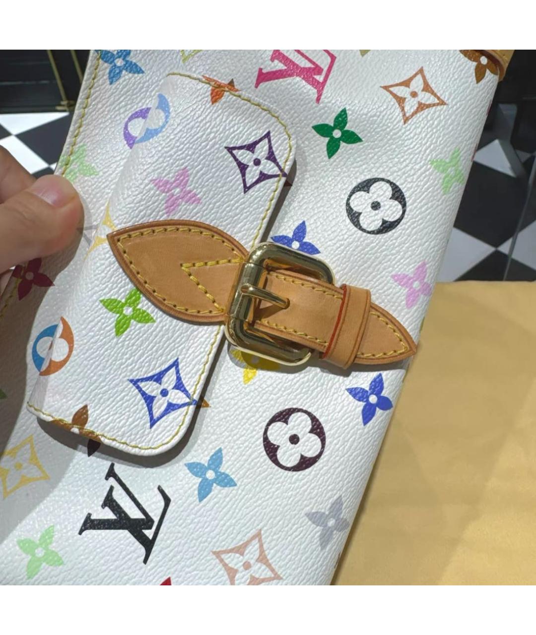 LOUIS VUITTON Белая сумка через плечо, фото 6