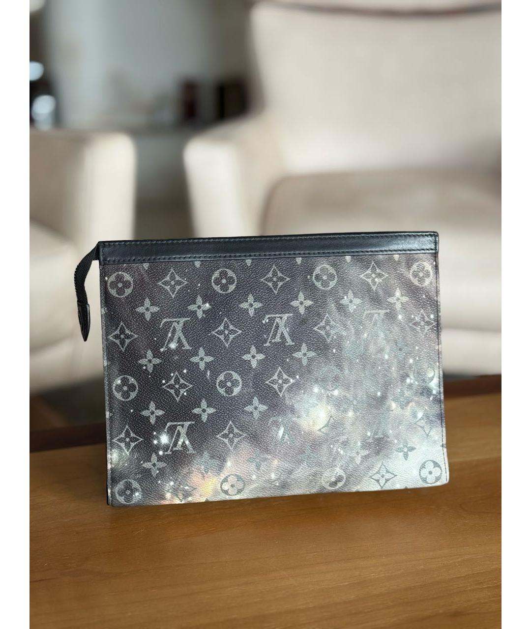 LOUIS VUITTON Антрацитовая папка для документов, фото 3