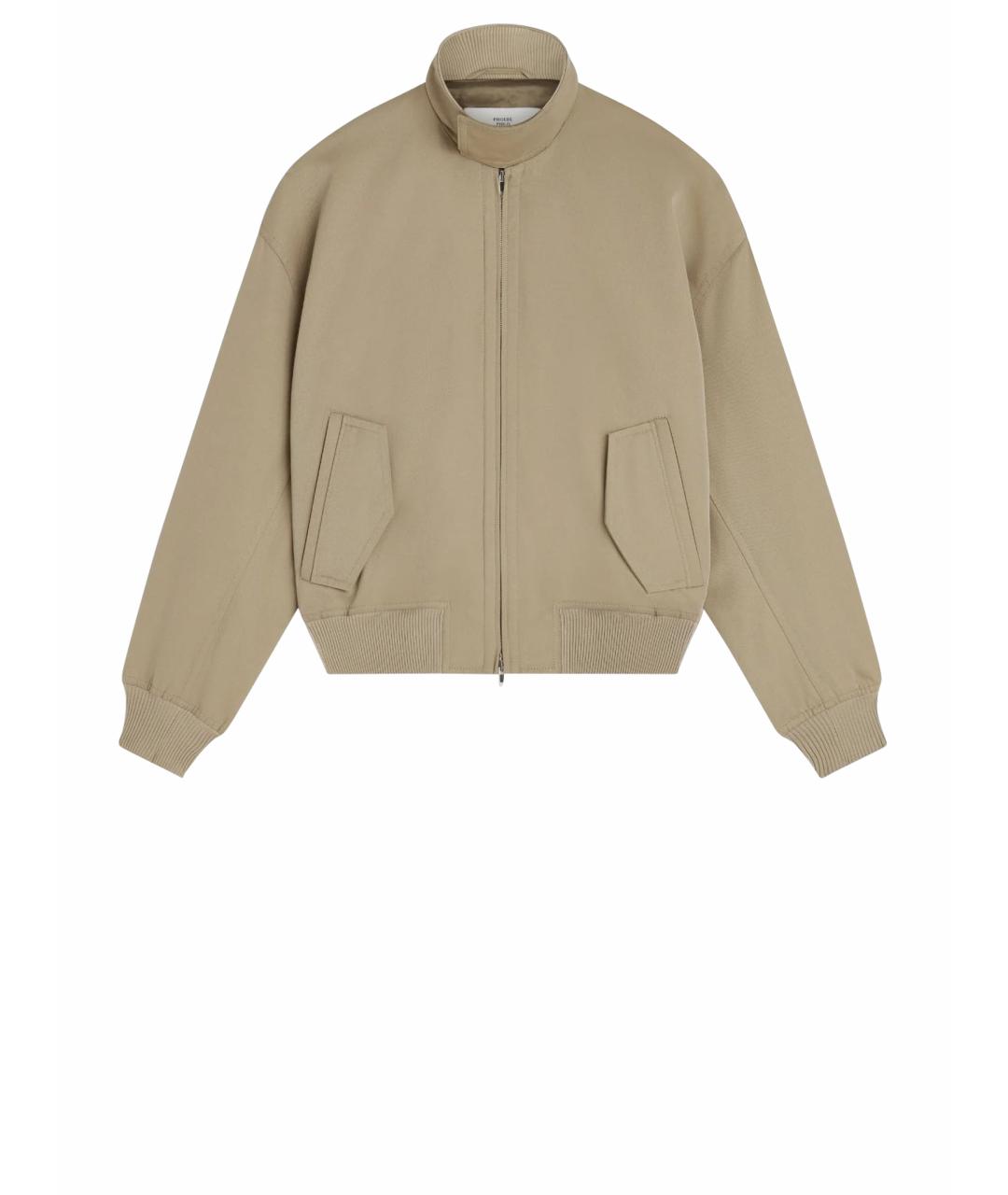 PHOEBE PHILO Бежевая хлопковая куртка, фото 1