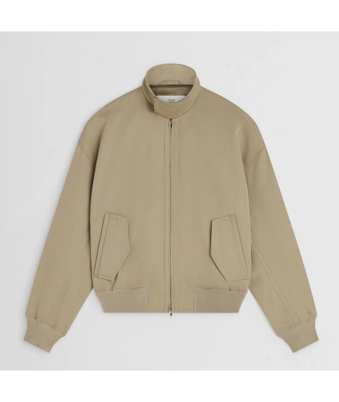 PHOEBE PHILO Бежевая хлопковая куртка, фото 8