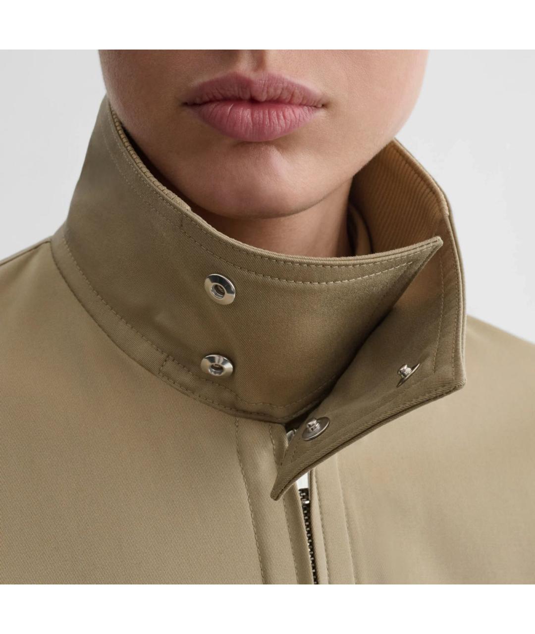 PHOEBE PHILO Бежевая хлопковая куртка, фото 5